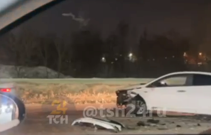 На Рязанской улице в Туле произошло массовое ДТП