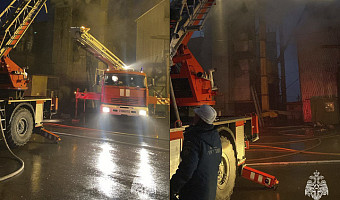 В Щекинском районе спасатели потушили пожар в хранилище семян