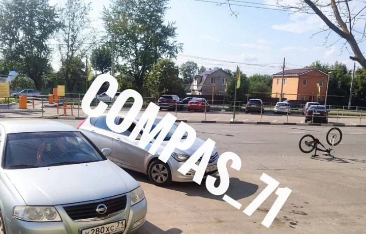 На улице Пролетарской в Туле водитель сбил велосипедиста