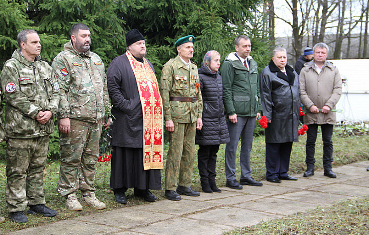 Останки красноармейцев перезахоронили в Алексинском районе Тульской области