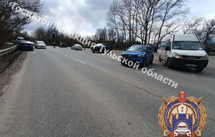 Водитель без прав на Hyundai устроил ДТП на Орловском шоссе Тулы