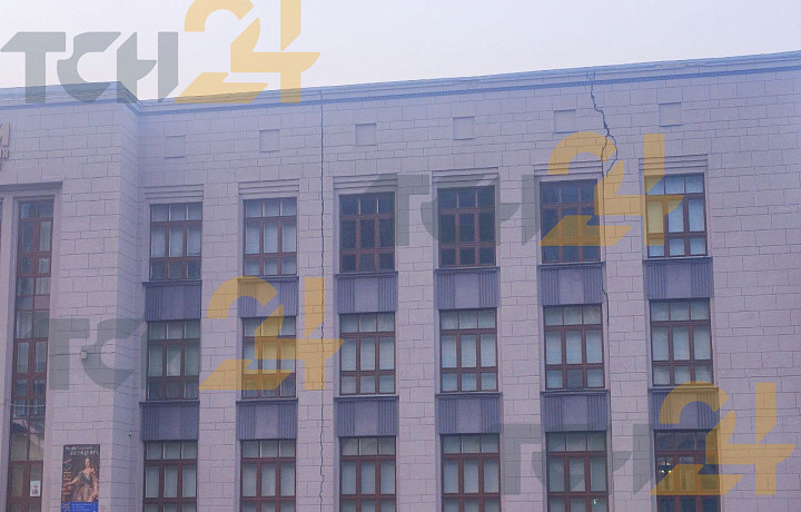 Трещину на фасаде музейного фондохранилища в Туле уберут до 21 октября