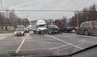 Массовое ДТП произошло на трассе М-2 «Крым» в Тульской области