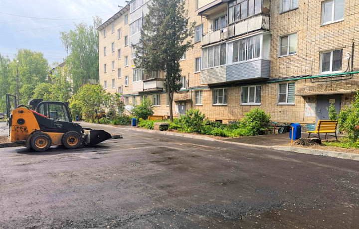 В Туле приступили к ремонтам дворов по программе ФСГС