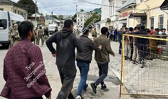 Силовики задержали 17 мигрантов-нарушителей на улице Пирогова в Туле