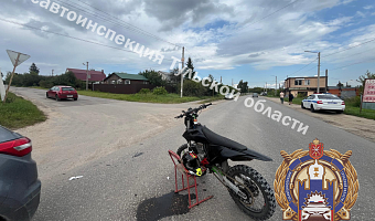 На Епифанском шоссе Тулы автоледи на Citroen сбила подростка на мототранспорте