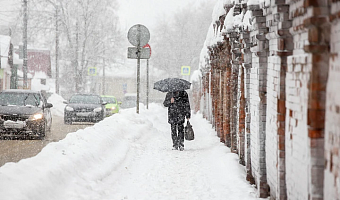 В Тульской области 14 и 15 декабря объявлено метеопредупреждение из-за метели и снежных заносов