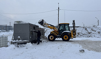 В Туле плавят снег, который засыпал город во время циклона Фрэнсис
