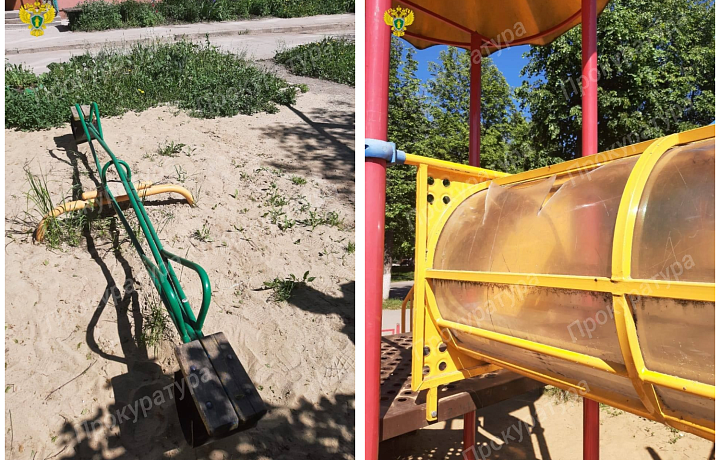 В Узловой нашли 37 опасных детских площадок