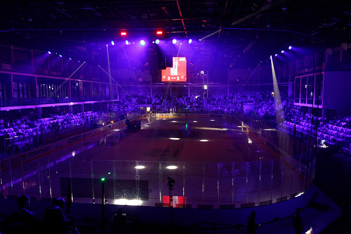 Фоторепортаж: как прошел матч между национальными сборными России и Беларуси