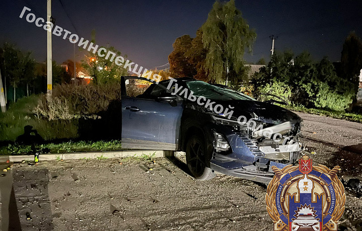 В Воловском районе водитель на иномарке врезался в мусорные контейнеры и погиб