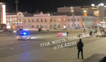 Тульские инспекторы ДПС поймали подростка на питбайке