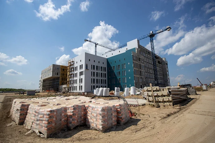 Строительство нового окнцоентра на Калужском шоссе в Туле завершено на 32%