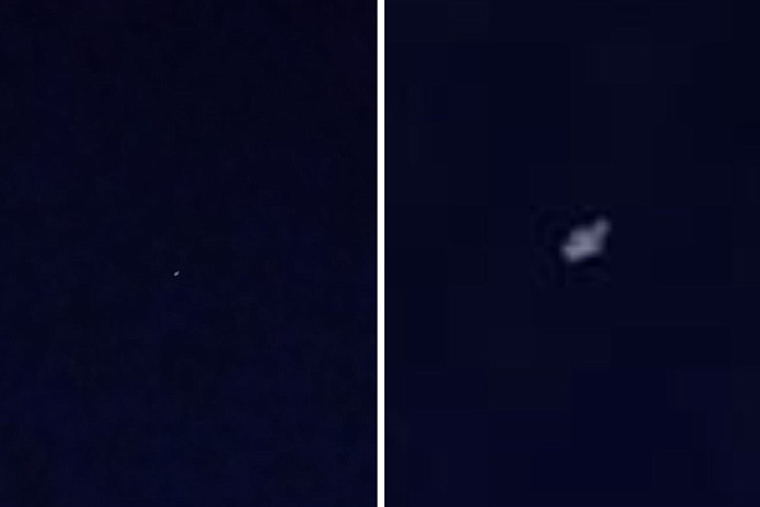 Жители Тульской области заметили в ночном небе неопознанный объект