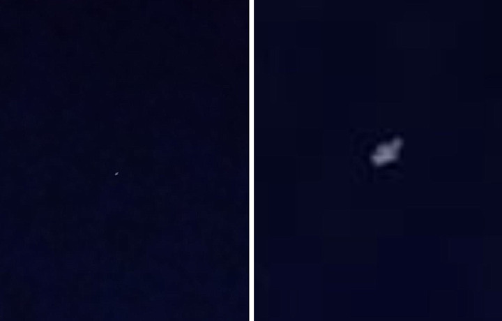 Жители Тульской области заметили в ночном небе неопознанный объект