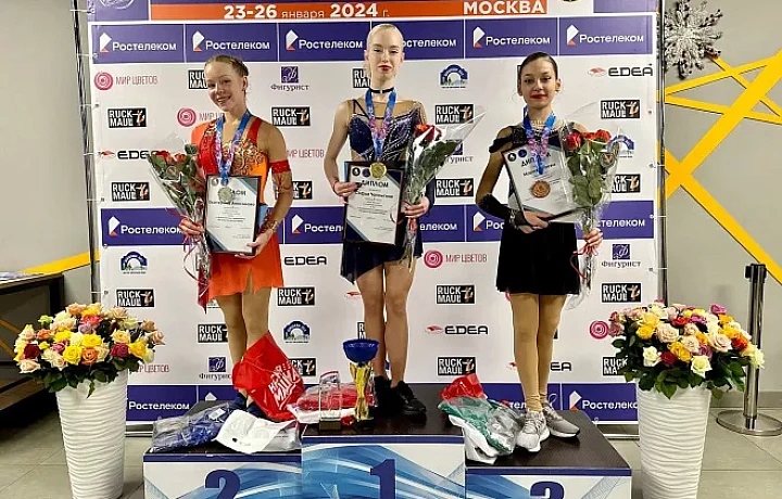Тулячка Екатерина Анисимова стала второй на Всероссийских соревнованиях по фигурному катанию