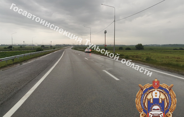 В Новомосковске водитель Lada Vesta врезался в дорожный знак