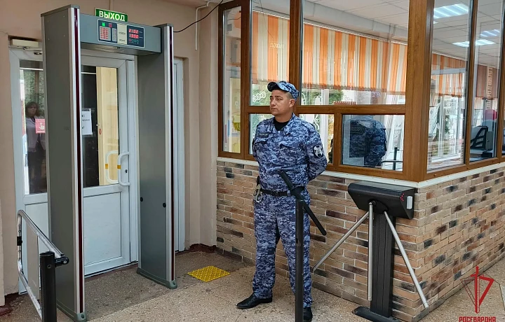 В Тульской области Росгвардия и полиция обеспечили безопасность на выборах