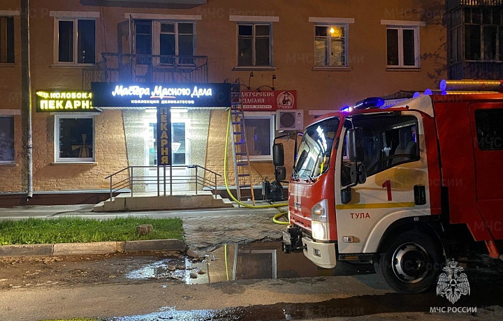 На улице Мира в Туле загорелась жилая многоэтажка: одного человека госпитализировали