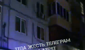 В пятиэтажке на Ложевой улице в Туле произошел пожар