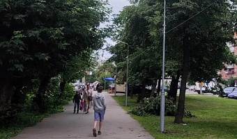В Туле на улице Лейтейзена появилось новое уличное освещение