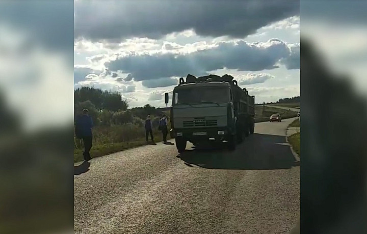 В Киреевском районе дети вынуждены ходить в школу по трассе