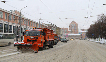 Порядка семи тысяч кубометров снега вывезли за сутки с улиц Тулы