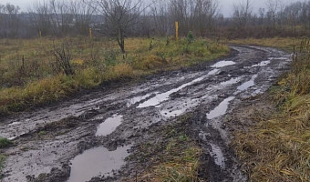 «Дорогу отсыпали каким-то мусором»: жители села в Ефремове не могут проехать к собственным домам из-за грязи