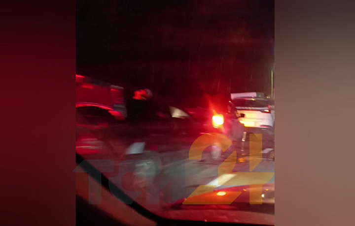 На трассе под Тулой произошло массовое ДТП