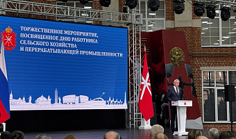 «Вы и ваши коллеги — это движущая сила отрасли»: Дмитрий Миляев вручил награды работникам сельского хозяйства