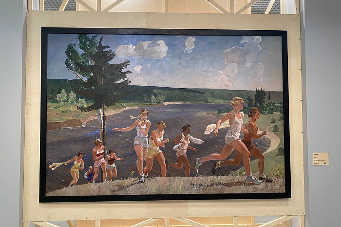 Образы, преисполненные невесомостью: в тульском Фонде искусств открылась выставка работ Александра Дейнеки