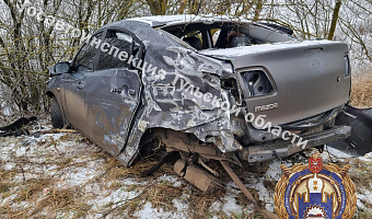 В Узловском районе 12-летняя девочка попала в больницу после ДТП