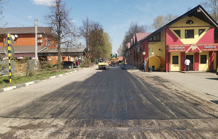 Ямочный ремонт дорог продолжается в Туле