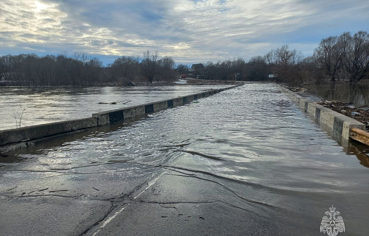 В Тульской области затоплены еще 2 низководных моста