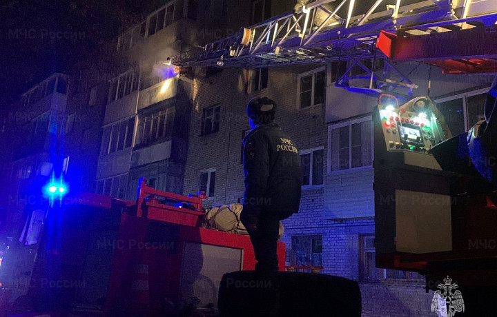 В Новомосковске на улице Демкина произошел пожар в жилом доме
