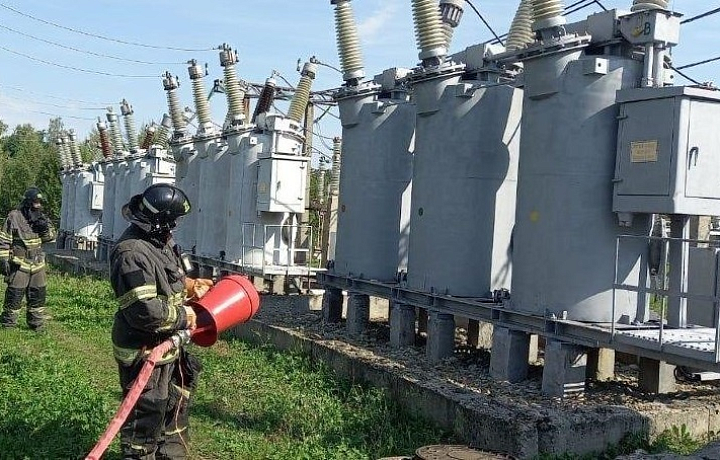 В Тульской области прошли учения по ликвидации условной аварии на энергосистемах