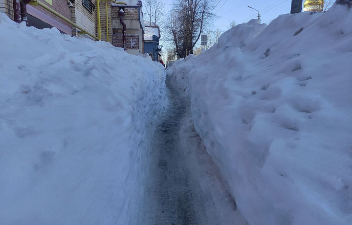 Тулячка о тротуаре на улице Фридриха Энгельса в Туле: Спасибо, побывала на Эвересте