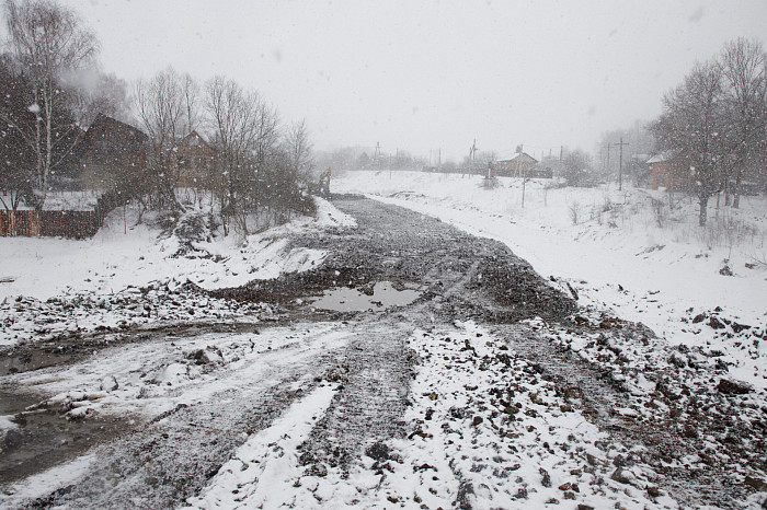 В Туле приступили к ремонту улицы Скуратовской – фоторепортаж с места проведения работ