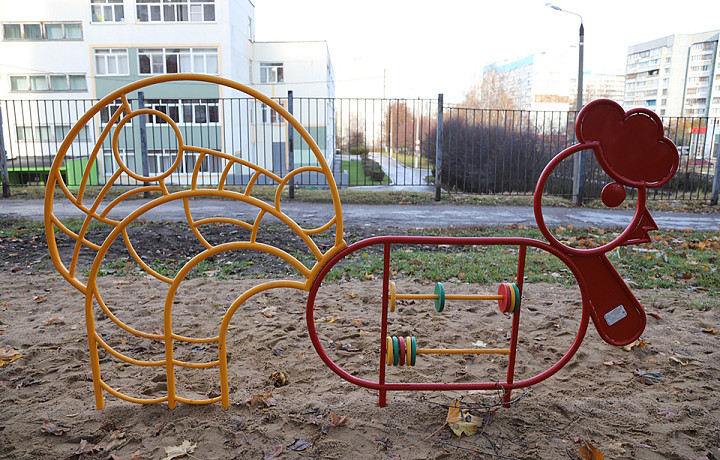 В Туле у двух домов благоустроили территории по проекту «Наш город»