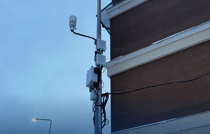 В Туле установили новый пост экологического мониторинга у ЦО №39