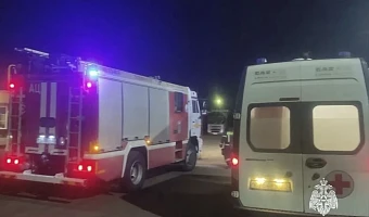 В Киреевском районе сгорел легковой автомобиль