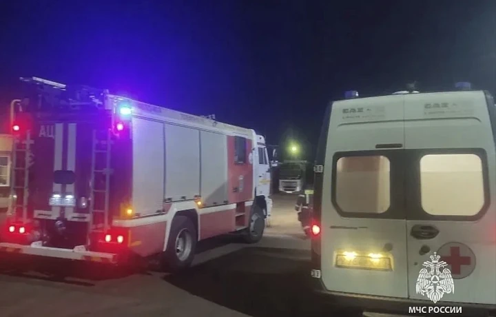 В Киреевском районе сгорел легковой автомобиль