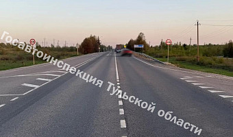 В Богородицком районе мотоциклист не уступил дорогу и попал в больницу