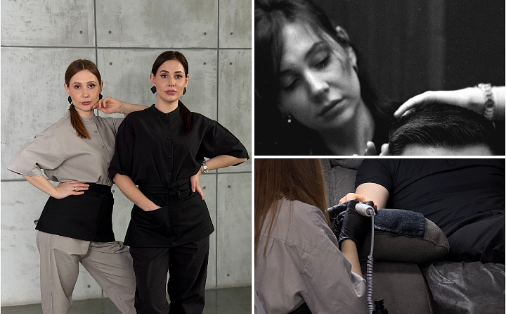 «Мы выросли среди пацанов»: история сестер-близнецов, которые открыли первый мужской салон красоты в Туле