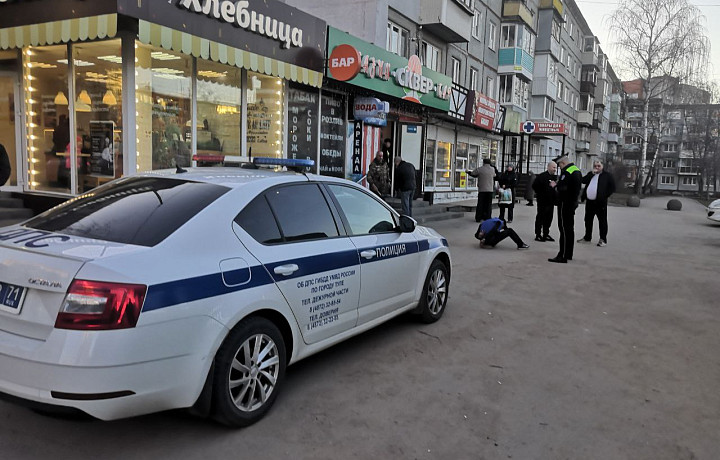 В Туле сотрудники Госавтоинспекции задержали неадекватного мужчину