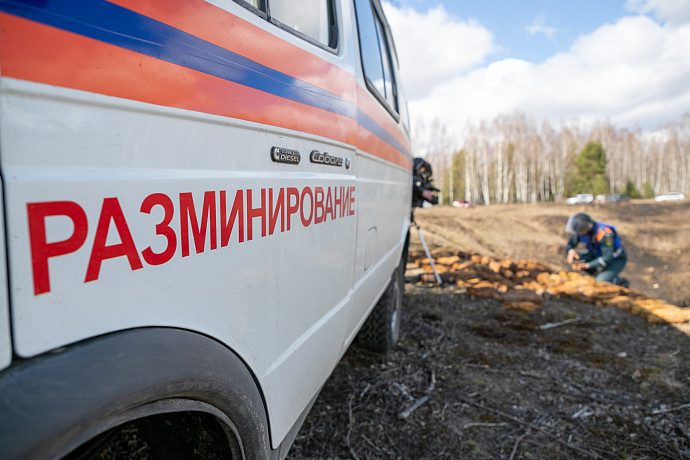 ﻿В Ясногорском районе обезвредили минометную мину времен ВОВ﻿