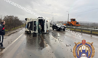 Водитель фуры пострадал в ДТП на трассе Тула – Новомосковск
