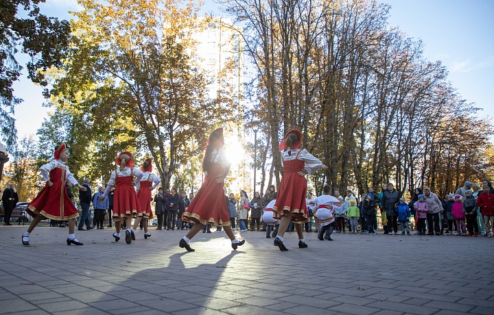Жители Привокзального района Тулы отметили День города в Болдинском сквере