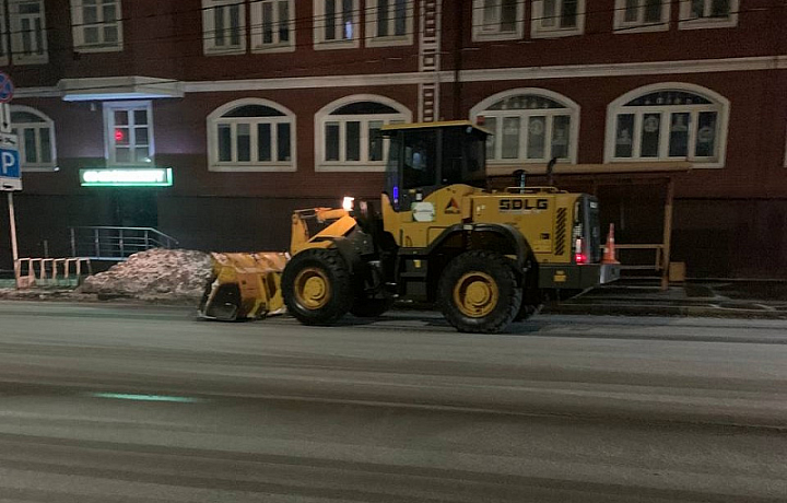 Почти 740 тонн снега вывезли в Туле за сутки
