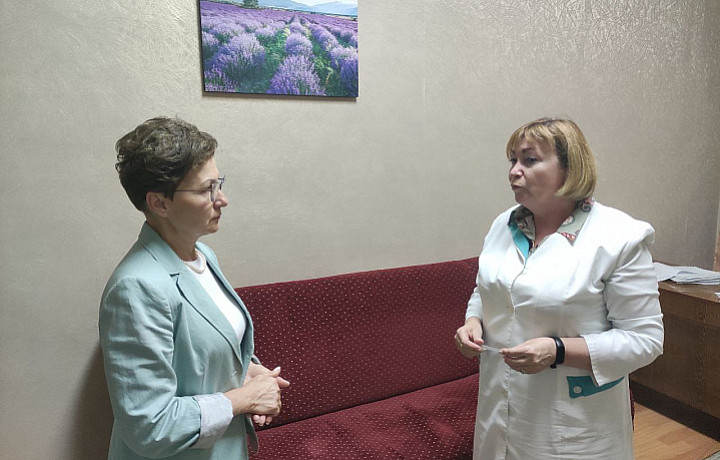 Первый заместитель председателя Тульской областной Думы посетила санаторий "Синтетик"